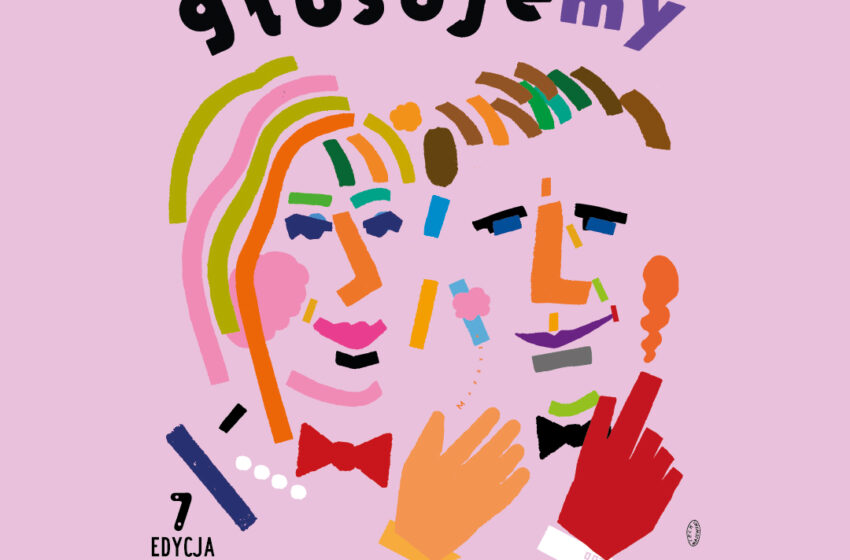 kolorwa grafika BOM z konturami twarzy