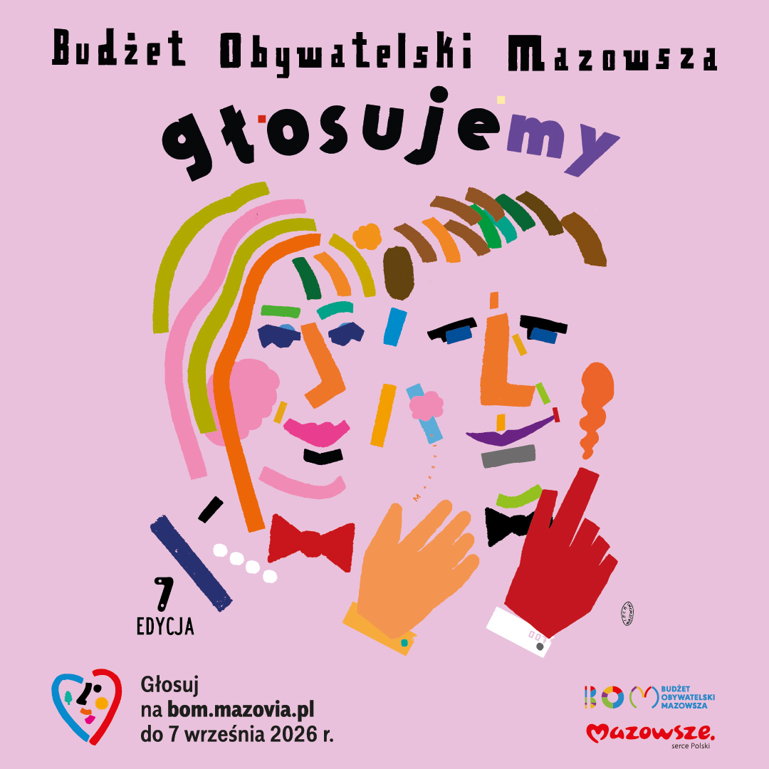 kolorwa grafika BOM z konturami twarzy
