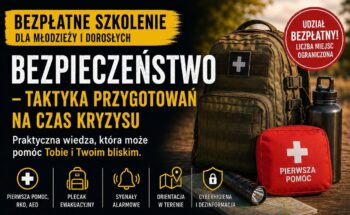 plakat z plecakiem