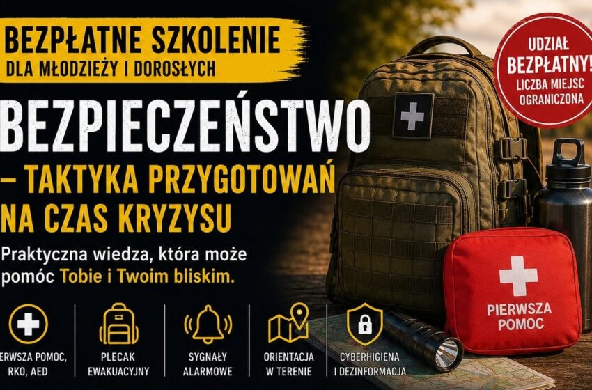  Bezpłatne szkolenia z bezpieczeństwa i pierwszej pomocy dla młodzieży (program MON)
