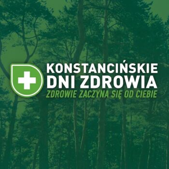 biały napis na zielonym tle - nazwa wydarzenia