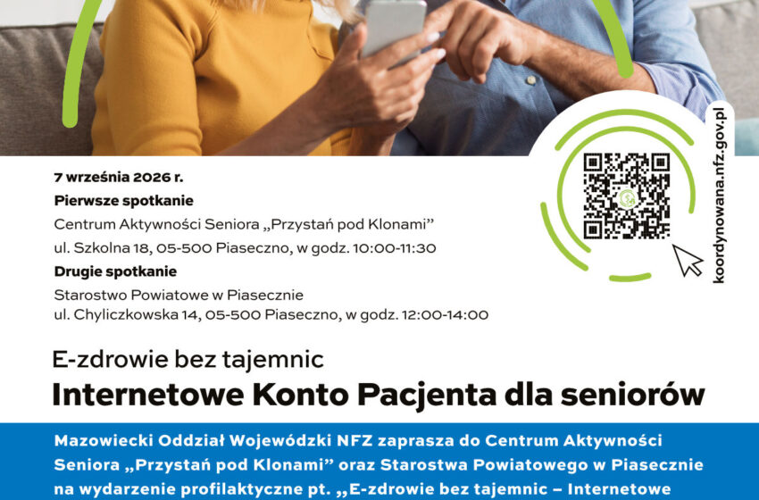  Internetowe Konto Pacjenta dla seniorów