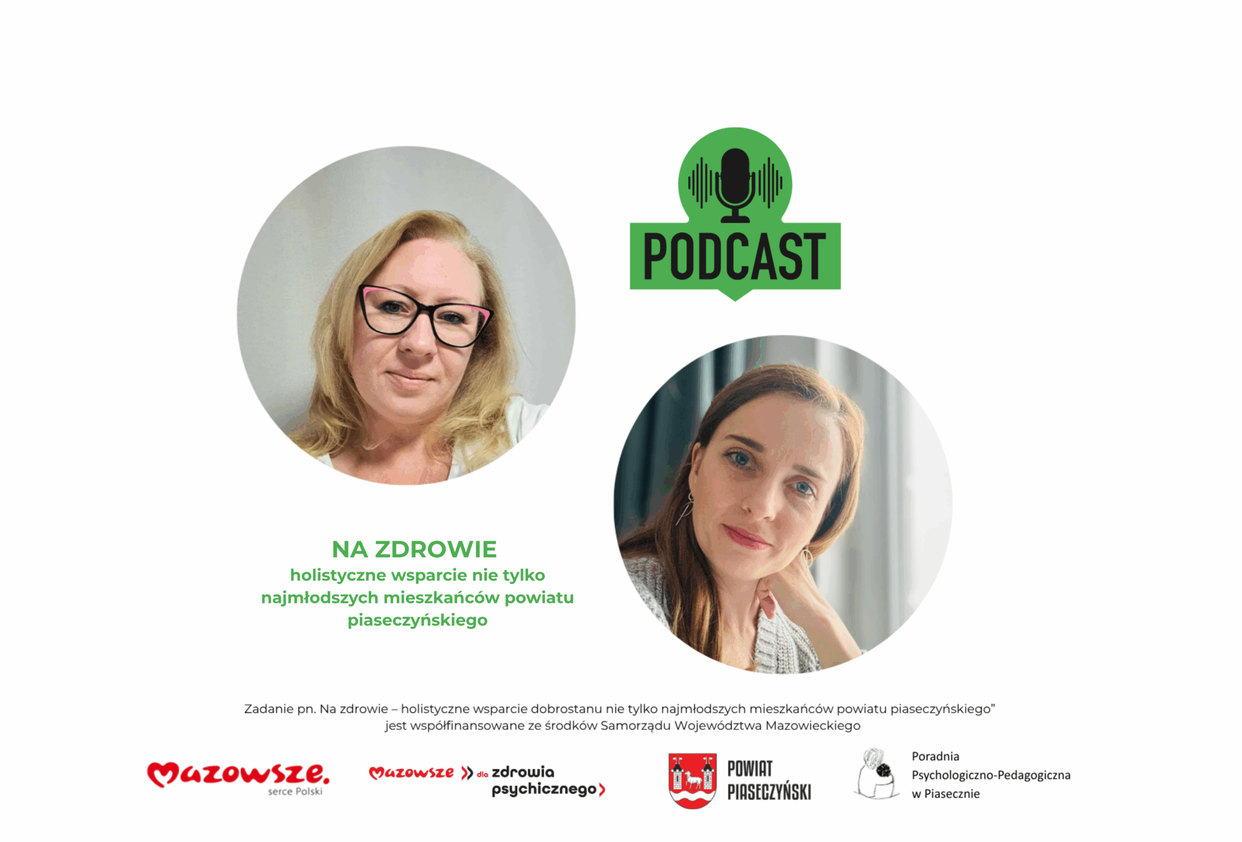zdjecia podcastu, nazwa, informacja o finansowaniu